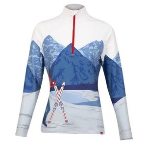 NEW KRIMSON KLOVER MAPLE LADIES QUARTER ZIP!  SIZE S, NEW WITH TAGS!